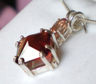 Hessonite Garnet Mini Magician Stone With Imperial Topaz  J2641