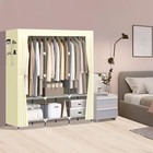 Wardrobe Closet portable Closet For Bedroom Steel Pipe Diameter 19mm Strong