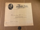 Al G  Field Very Rare Autographed Page Minstrel Show Producer 1920