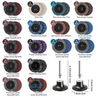 104x 2  Roll Lock Sanding Discs Die Grinder Quick Change Disc Set W  1 4 Holder