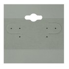 2  X 2  Plastic Jewelry Earring Display Hanging Cards   Pack Of 100