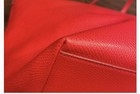 Coach Crossgrain True Red Leather City Zip Tote F58846 Shoulder Bag Purse