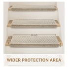 Bullnose Stair Treads Non Slip 9 5  X 32   14 Pcs Carpet Beige