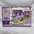 Melissa   Doug Pretty Purple Dollhouse   3d Puzzle   Dollhouse missing 5 pieces 