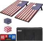 Cornhole Set  Regulation tailgate Size Cornhole Boards With 8 Bean Bags And C   