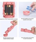 Bubble Machine Automatic Bubble Maker Novalty Bubble Blower Toy For Kids Pink