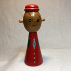 Napco Mid Century Wooden People Salt And Pepper