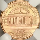 1916 Mckinley Commem Gold  1 Ngc Ms65