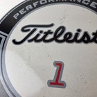 Vintage Titleist Golf Sign -  1 Ball Golfing Dealer Porcelain Gas Pump Sign