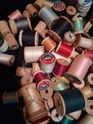 Vintage Wood Thread Spool Coats Clarks  Jp Coats  Belding  Ivory Brand  Silk Lot