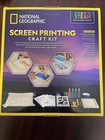 National Geographic Kids Screen Printing Kit - Arts And Crafts Silk Screen Kit