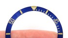 Genuine Rolex Submariner 16803 16613 16808 16618 Blue   Yellow Gold Bezel Insert