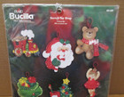 Bucilla Felt Christmas Ornaments Kit 85189 Santa s Toy Shop Set Of 6
