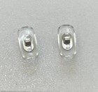 Replacement Screw-in Nose Pads For Montblanc Eyeglasses Sunglasses Silver 1 Pair