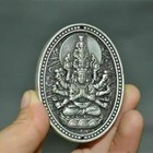 Tibet Tibetan Silver 1000 Arms Avalokitesvara Kwan-yin Guanyin Buddha Thangka