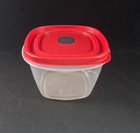 Lot Of 4 Rubbermaid Easy Find Food Storage W Red Vented Lids 7 Cup 5 Cup 3 Cup