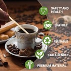 1000pcs Sip Stirrers - Bamboo Coffee Stir Sticks Disposable Hot Drink Beverage S