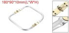 Metal Purse Frame 7 In  1 Pcs Rectangle Frame Kiss Lock  Bag Frame Hardware