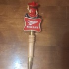 Miller High Life Red Dress Girl Tap Handle Breweriana Collectible