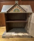 Antique Extra Large Paper Litho Wooden Victorian Doll House