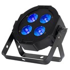3 American Dj Eliminator Lighting Mega Hex L Par Rgbla uv Led Wash Lights remote