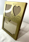 I Love My Cat Connoisseur Brushed Brass Picture Frame