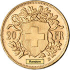 Swiss Gold 20 Francs - Helvetia - Au - Bu - Random Date