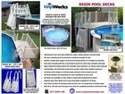 Vinlyworks Sd-t 5  X 5  Resin Above Ground Swimming Pool Deck Kit - Taupe Color