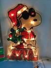 Peanuts Snoopy Have A Cool Yule Pre-lit Window Decor 15  2011 Joe Cool With Box