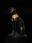 Authentic Ancient Egyptian Antiques Rare Goddess Bastet Statue Figurine Authenti