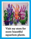  9  Artificial Plastic Decoration Aquarium Plant For Fish Tank New Big Bush