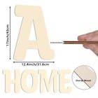 17 Inch Large Wooden Letters  Big Alphabet Letters For Wall Letter A