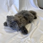 Ty Classics Gray Persian Cat Plush 1999 Floppy Kitty Stuffed Animal Vintage 