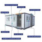 Mobile Expandable Prefab House Prefabricated Tiny Home 13x20ft