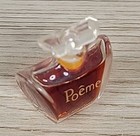 Vintage Poeme Lancome Eau De Perfume  14 Fl Oz 4ml Mini Travel Splash Bottle