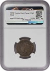 1875 Twenty Cent Piece Ef45 Ngc