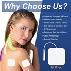 12 Packs Tens Unit Pads  Reusable Replacement Pads Compatible With Auvon   