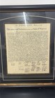 Declaration Of Independence    in Congress  July 4  1776    Framed Paper Print