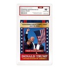 Trump Trading Card - Assasination Attempt- Gem 10 Graded - Trump Collectible 