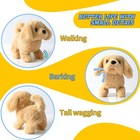 Ksabvaia Plush Golden Retriever Toy Puppy Electronic 5 9 Inch  Dog