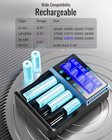18650 Battery Charger  Smart Universal Charger Lcd Display For Rechargeable Batt