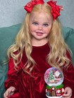 Lifelike 40  Toddler Girl Reborn Baby Doll Unfinished Kits Rooted Hair Xmas Gift