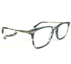 Vintage Scott Harris Eyeglasses Frames Sh-vin47 C3 Blue Horn Silver 51-18-140