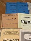 Large Lot Music For Piano   Flute Vintage Paperbacks Books Scores