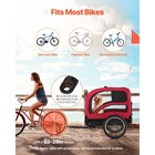 Uimoso Pet Bicycle Trailer Dog Cat Bike Carrier 100 Lbs Water Resistant Steel