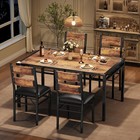 Kitchen Table Chairs Set Dining Table Set For 4 With Upholstered Chairs Wood