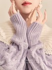 Women s Long Sleeve Winter Sweater Loose Sweet French Knitting Cardigan Sweaters