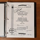 Buzz Aldrin Signed Nasa Apollo 11 Mission Voice Transcription Moon Landing Exc