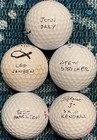 5 Autographed Game Used Golf Balls 2006 84 Lumber Classic Daly Janzen Stricker
