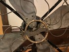 Antique Westinghouse Double Lever 16    Table Fan Brass Blade Fan Vintage Fan